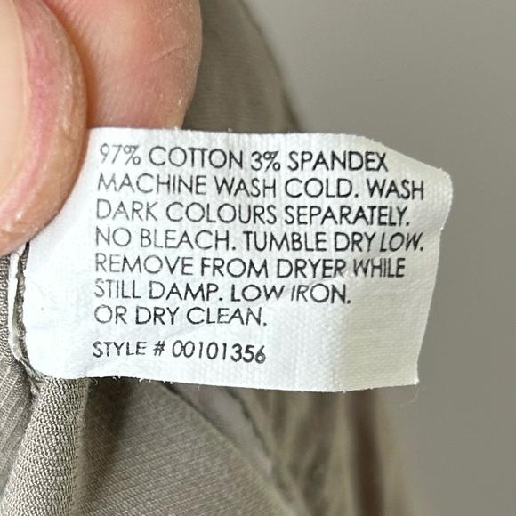 Club Monaco Cotton Stretch Jean Style Relaxed Slim Fit Khakis Tan Size 10 - Picture 6 of 9